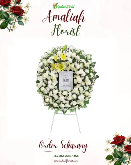 Krans Bunga Duka Pemulutan